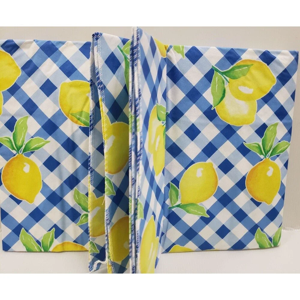 Printed Peva Vinyl Tablecloth, 52